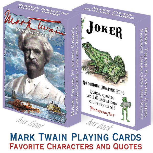 Mark Twain Playing Cards
