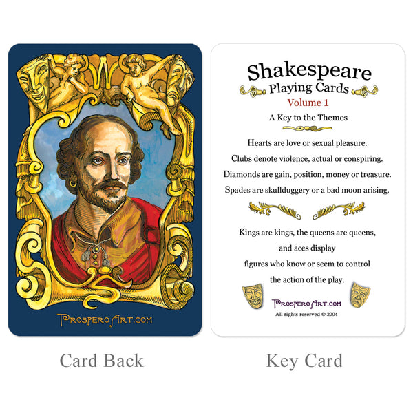Shakespeare "Double Deck" Playing Card Set