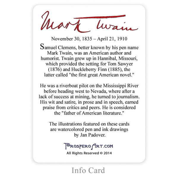 Mark Twain Playing Cards
