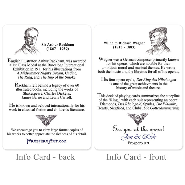 Wagner's "Ring" Playing Cards ~ Ring of the Nibelungen