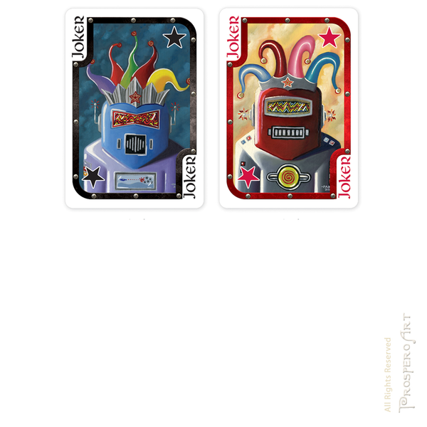 Robot Playing Cards