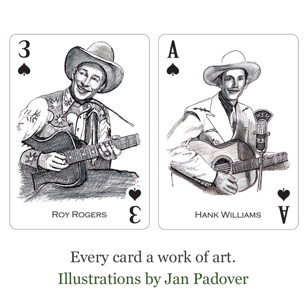 Country Stars Playing Cards