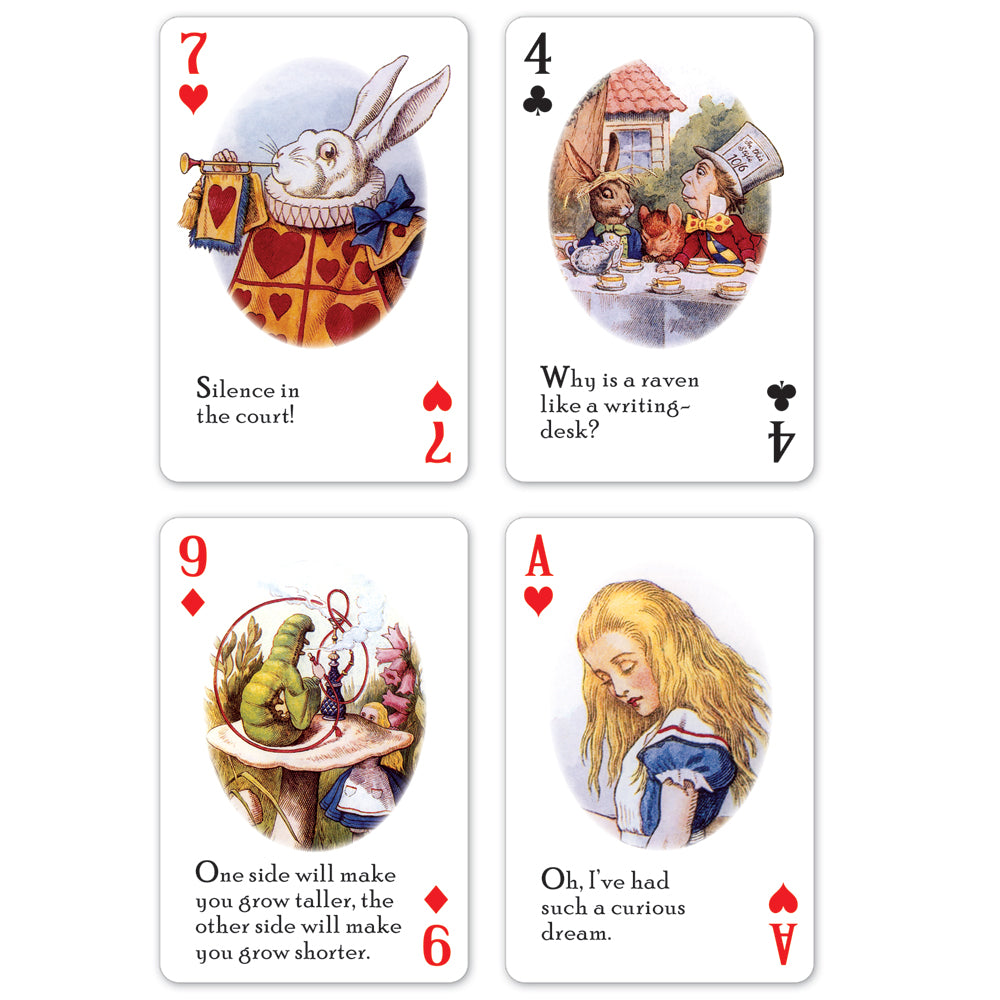 Alice In Wonderland Playing Cards "Red Back" Prospero Art Alice In Wonderland Playing Cards "Red Back" Prospero Art