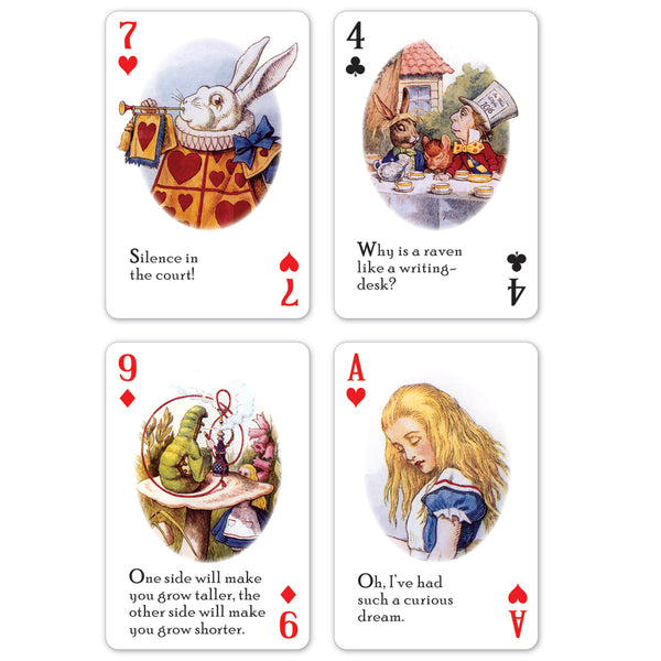 Alice In Wonderland Playing Cards "Blue Back"