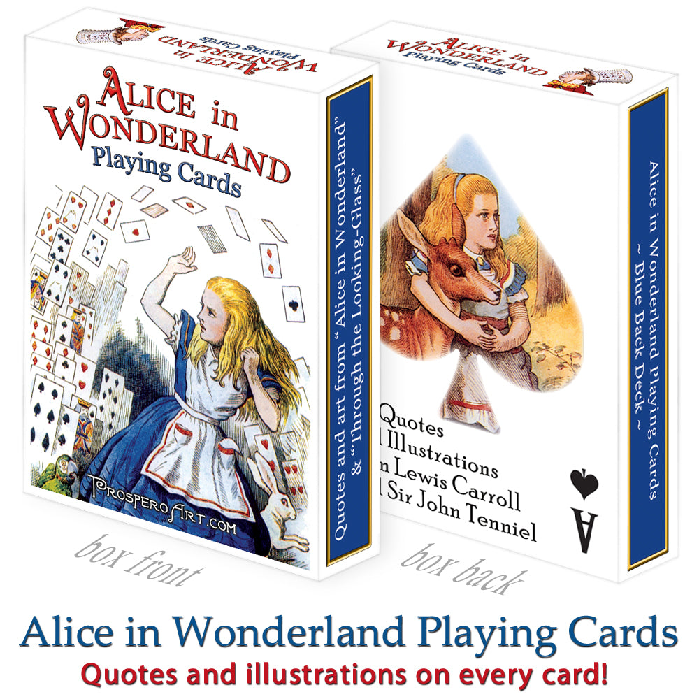 Alice In Wonderland "Double Deck" Set Prospero Art Alice In Wonderland "Double Deck" Set Prospero Art