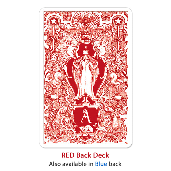 Alice In Wonderland Playing Cards "Red Back"