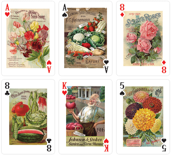 Garden & Flowers Playing Cards