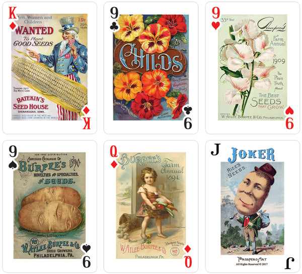 Garden & Flowers Playing Cards