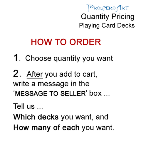 Quantity Pricing - Playing Card decks