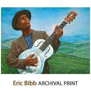 Eric Bibb & Booker's Guitar - Archival Print on Canvas